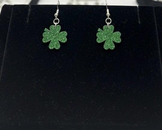 Bit O Luck four leaf clover earrings -available as dangle or posts.