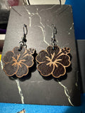 Hibiscus Flower Earrings