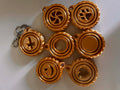 Golden Gyro Spinner Keychains - Fidget Toy Set