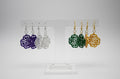 Celtic Knot Four-Leaf Clover Earrings - Spring Collection