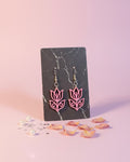 Spring Tulip Earrings Trio Set