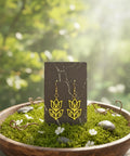 Yellow Tulip Earrings