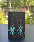 Turquoise Tulip Earrings