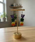 Lucky Charms Dangle Earrings - Colorful Statement Jewelry