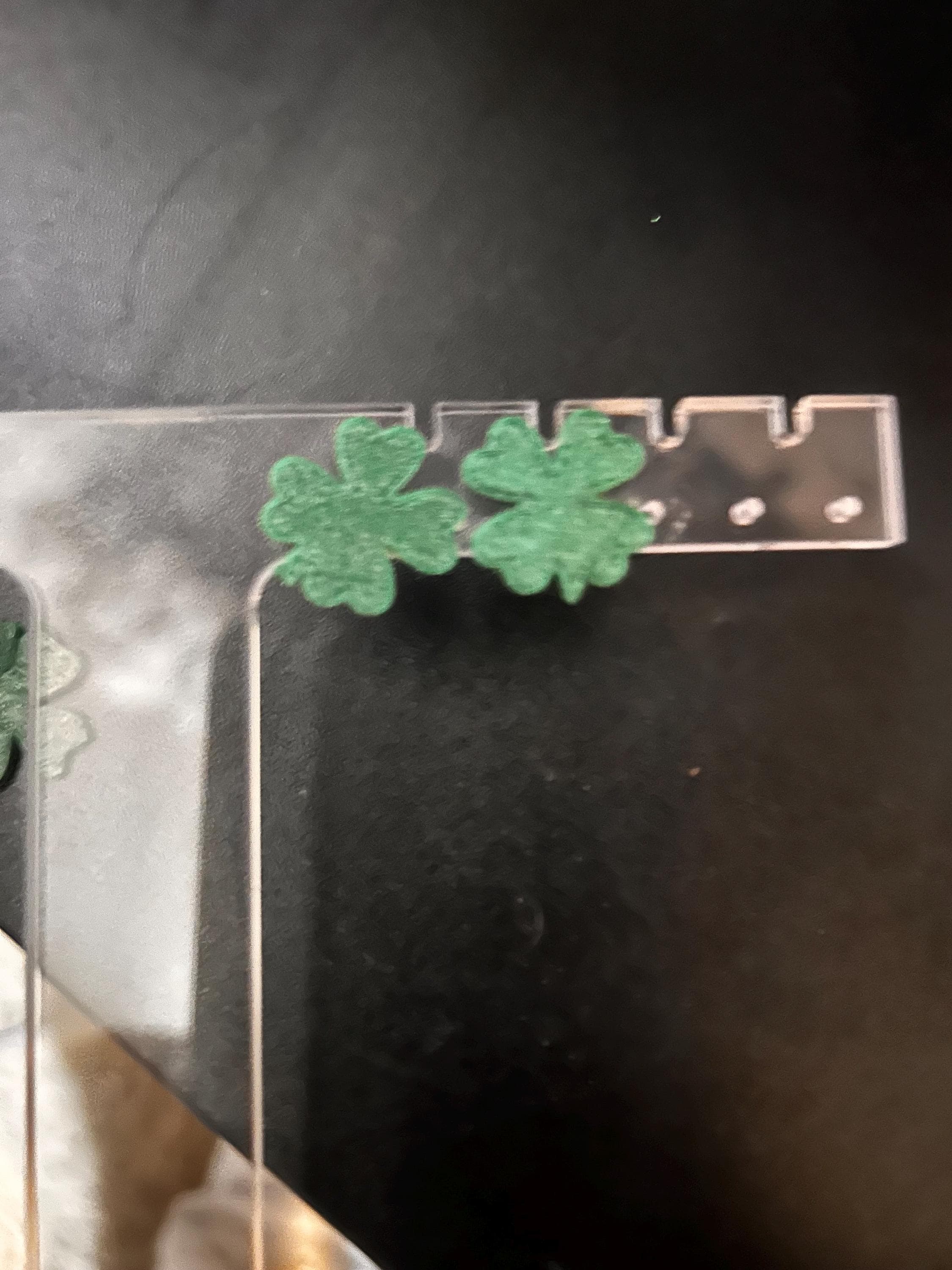 Bit O Luck Four Leaf Clover Set - dangle, posts, necklace